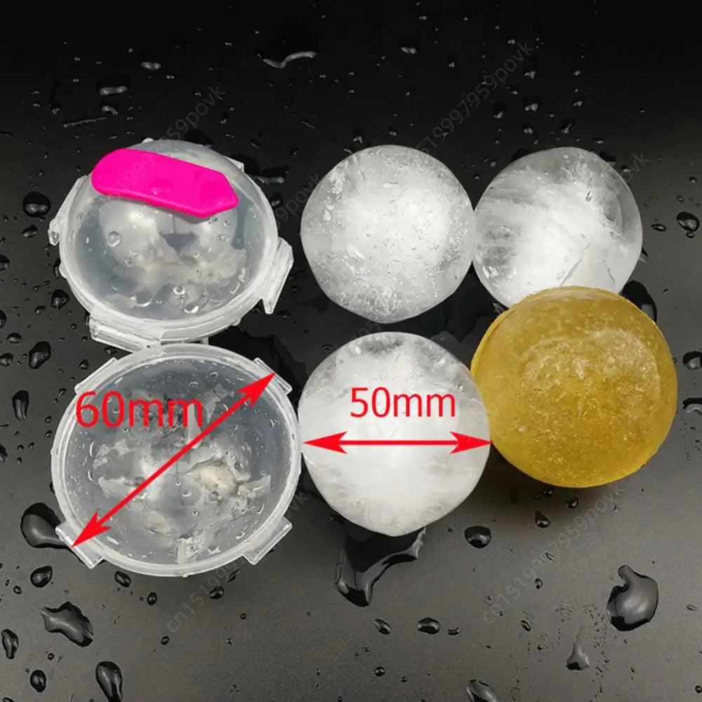 10-100 Pcs Silicone Ice Cube Maker DIY Ice Ball Cocktail Mold Kitchen Bar Supplies Portable Round Ice Cube Shape DIY Bar