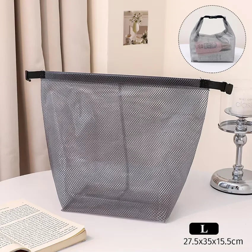 Waterproof Travel Makeup Storage Bag Portable Handheld Cosmetic Pouch Large Capacity for Women Outdoor