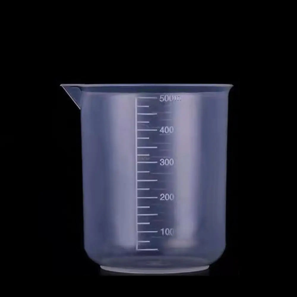 50/100/150/200/250/500/1000ML Stackable with Scale Thickened Transparent Graduated Cylinder Beaker Measuring Cup Mixing Cups
