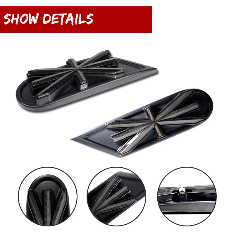 For Mini Cooper R55 R56 R57 R58 Dynamic Blinking Side Marker Lights Assembly Turn Signal LED Light Indicator Assembly