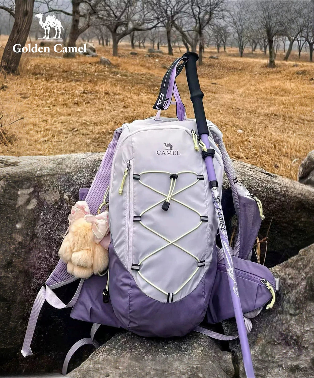 Golden Camel Ultra-lightweight Camping Backpack 20L Portable Foldable Backpack Outdoor Climbing Cycling Travel Hiking Knapsack