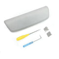 For Audi A3 A4 A5 A6 A7 A8 Q2 Q3 Q7 Q8 2006-2024 Car driver handle glasses case Suede glasses case Car glasses case