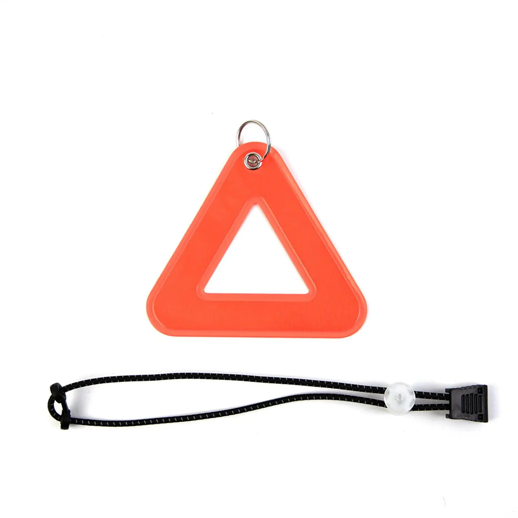 High Visibility Reflective Pendants Triangle Safety Reflector for Night Running Hiking Camping Bike Commuting Outdoor