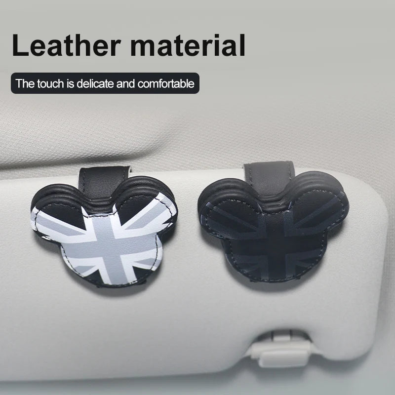 Car Sun Visor Glasses Clip For Mini Cooper F56 F55 F60 R56 R60 J01 J05 F65 F66 U25 Car Glasses Case Holder Storage Portable Clip