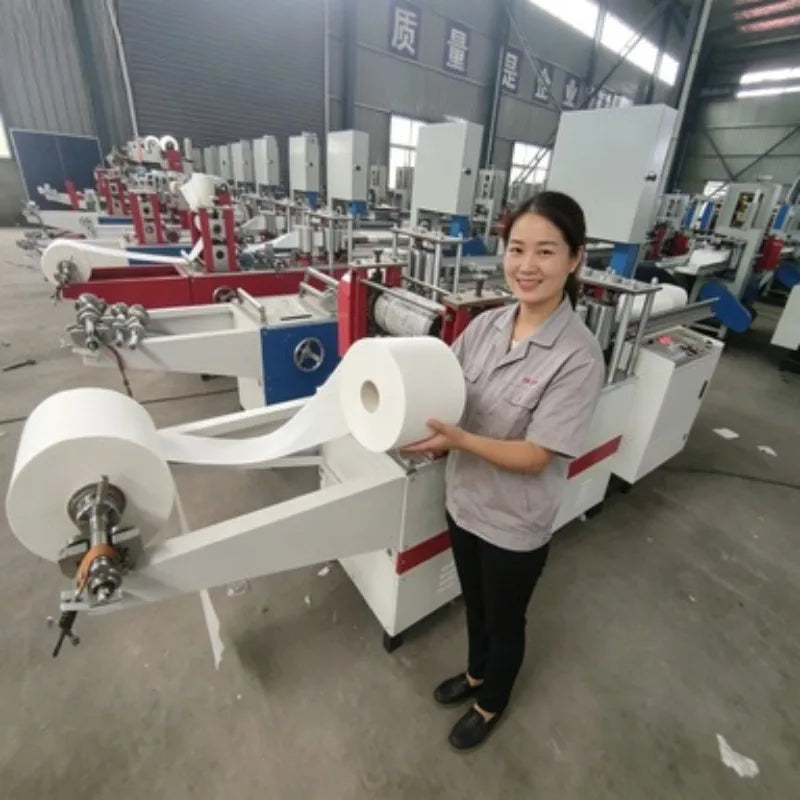 Small Toilet Paper Making Machine Mini Tissue Machine Paper Production Line Home Business Startup Factory