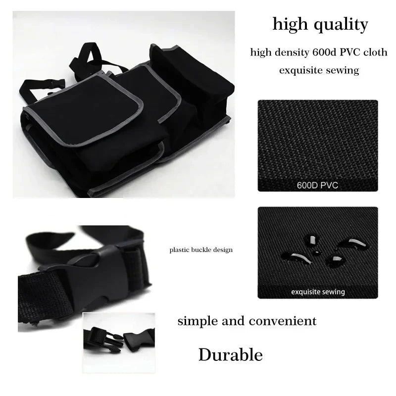 For Car Trunk Rear Seat Storage Bag Large Capacity Multipurpose Oxford Car Seat Back Storage Box Car Interior Suitable