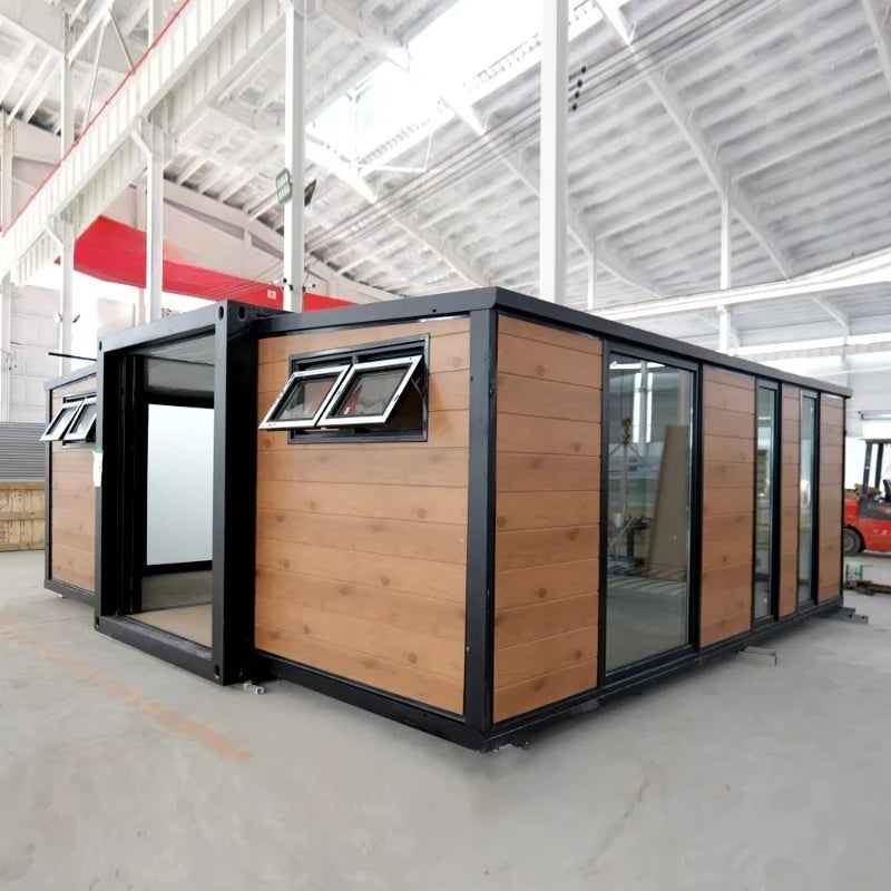 20/40Ft 2-Bed Luxury Prefab Villa 40Ft Mobile Prefab Home For Daily Residence Expandable Container Granny Flat Portable House