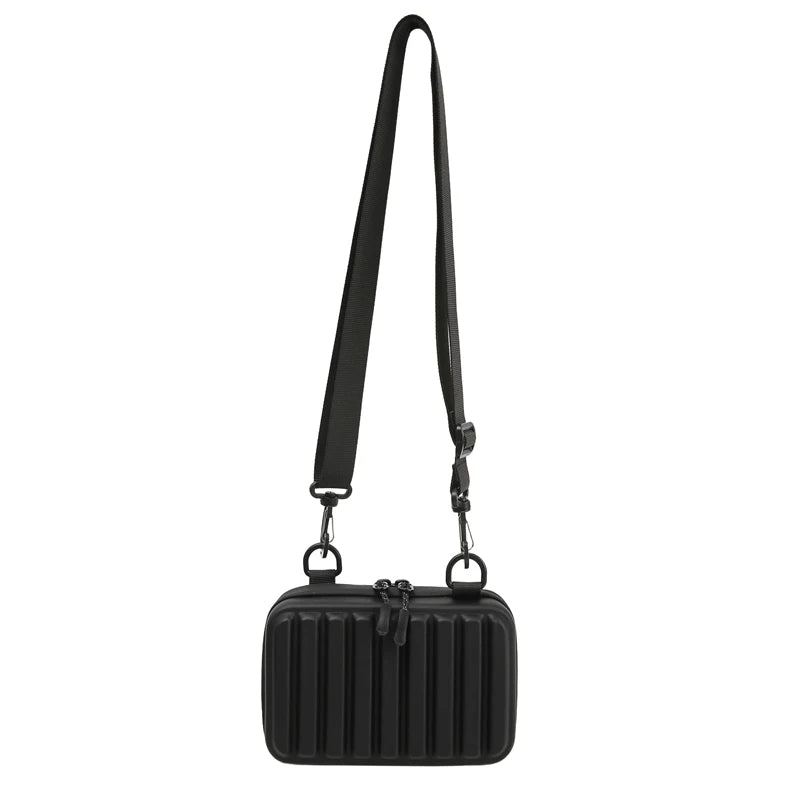 Unisex Leisure Shoulder Bag Army Green PVC Solid Color Crossbody Bag for Women 2025 Mini Box Handbag Purse Casual Sling Bag