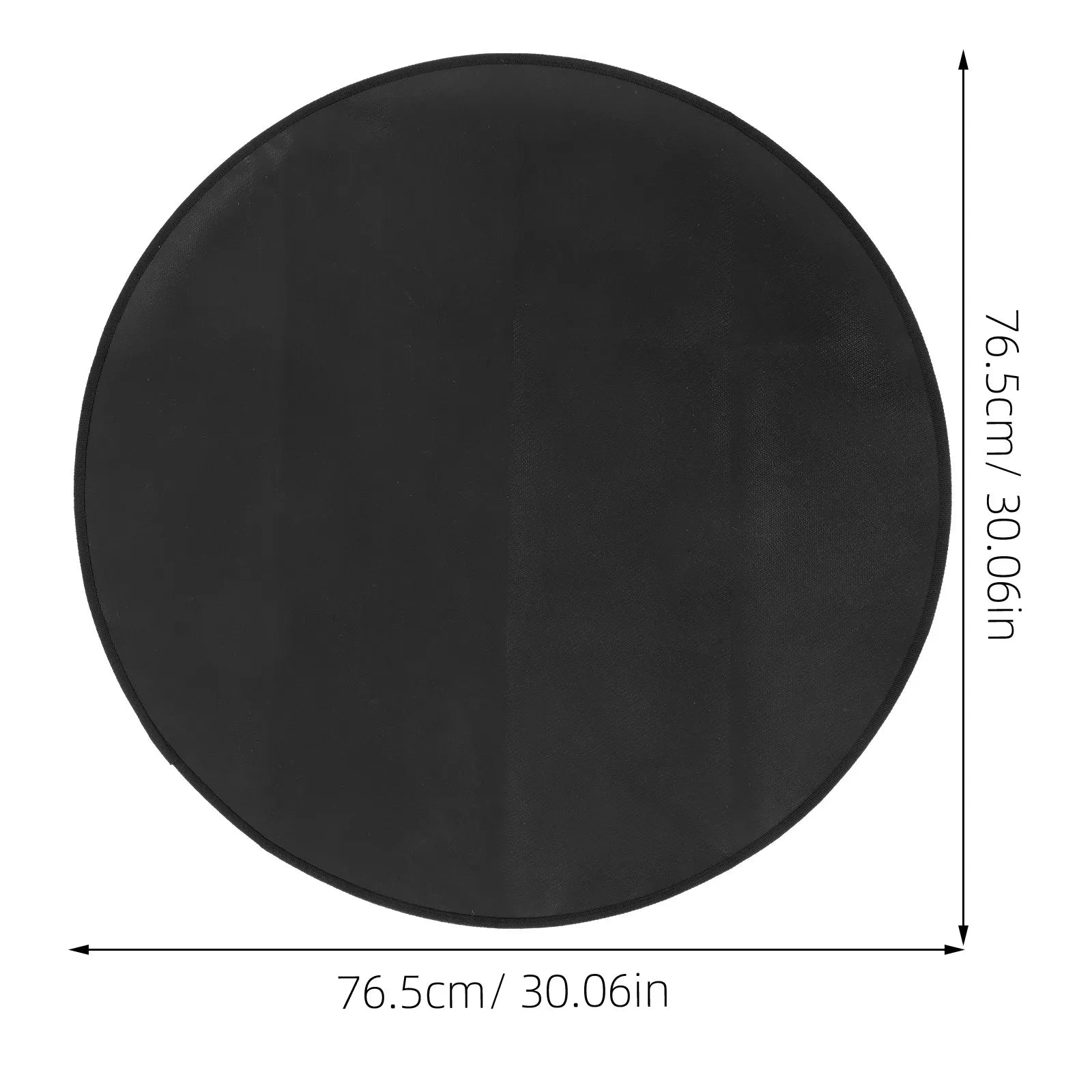 Round 30 Inch Under Grill Mat Fireplace Fire Mat Barbecue Camping Fire Blanket BBQ Grill Mat Outdoor Camping Picnic Accessories