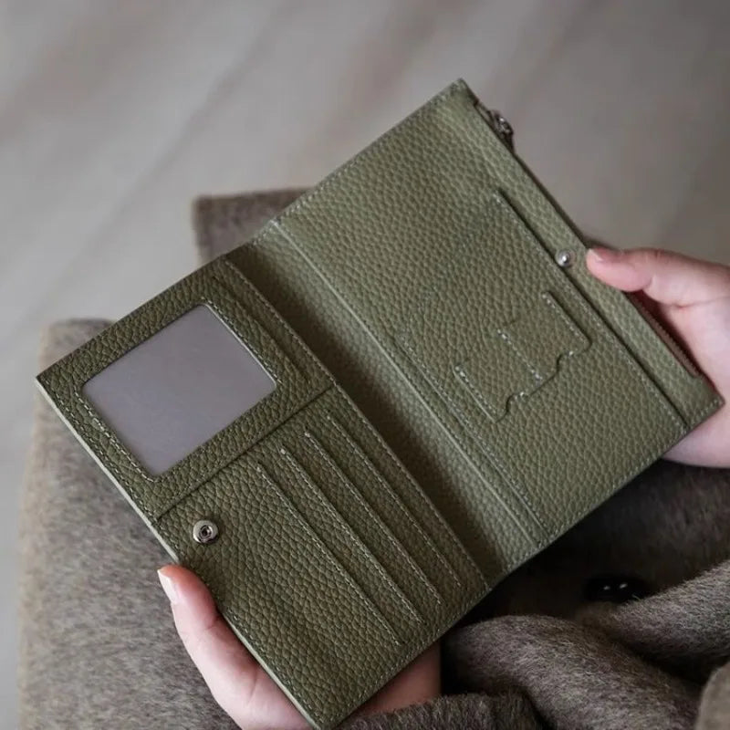 Leather Passport Holder Covers Case Waterproof Travel Credit Card Wallet Cute Passport Book for Women/Men Zipper Passport Cover