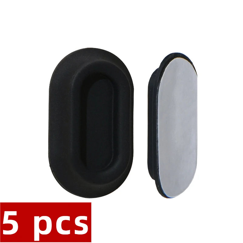5pcs Magnetic Remote Control Holder Strong Self-Adhesive Wall Mount Bracket TV Conditioner Remotes Universal Household Organizer