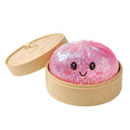 Glitter Dumpling Squishy ULTRA RARE Gold Glitter Hidden Edition Dumplings Sensory Steamer Soft TPR Dough Ball for Stress Relief