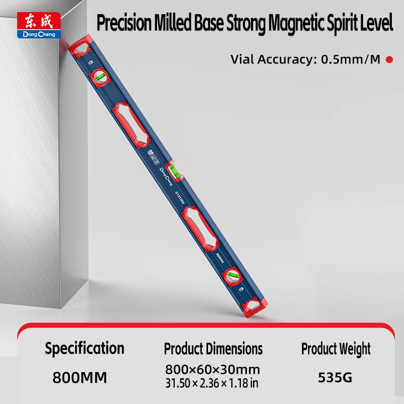1pcs Magnetic 360 Measurement Protractor Angle Detector Aluminum Inclination Gauge Horizontal Angle Slope Test Ruler