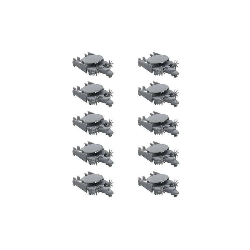 10PCS 1/2000 700 400 350 Scale Carrier-borne Early Warning Aircraft Hawkeye E-2C Model Reconnaissance Plane DIY Military Toys