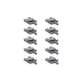 10PCS 1/2000 700 400 350 Scale Carrier-borne Early Warning Aircraft Hawkeye E-2C Model Reconnaissance Plane DIY Military Toys