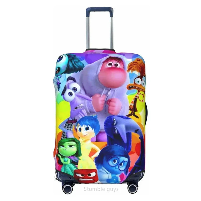 Universal Elastic Suitcase Cover Isides Print For 18-32 Inch Luggage Dustproof Anti-Scratch Washable Travel Essential Accessory
