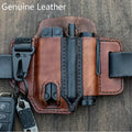 Leather Sheath For Leatherman Multitool Sheath EDC Pocket Organizer Hunt Tactical Knife Pouch Flashlight Camping Outdoor Tool