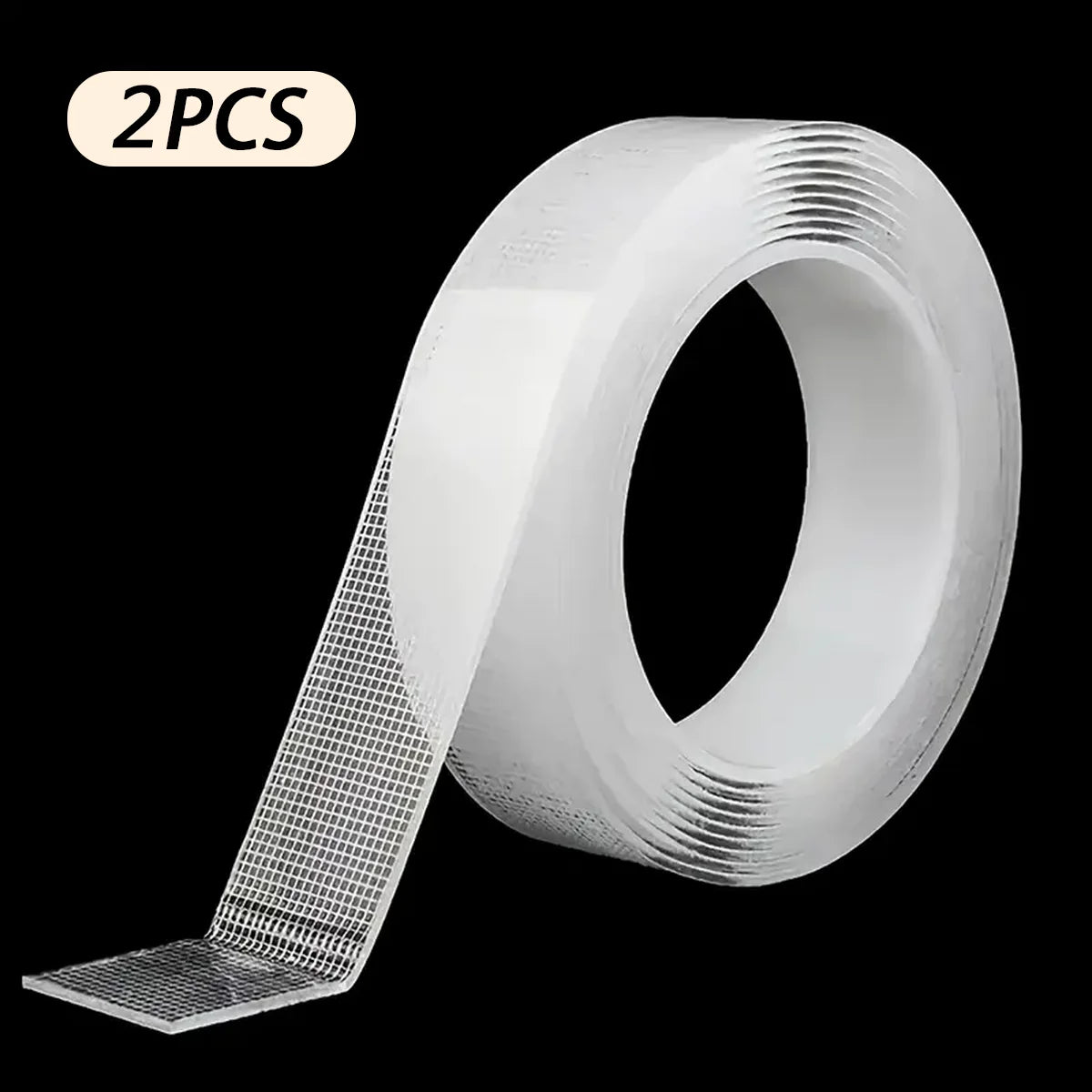 Ultra-strong Double-sided Adhesive Nano Tape, Clear Removable Waterproof Extra Strong Sticky Strip, Heavy-duty Two Side Tape