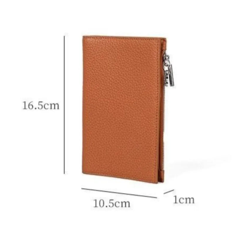 Leather Passport Holder Covers Case Waterproof Travel Credit Card Wallet Cute Passport Book for Women/Men Zipper Passport Cover