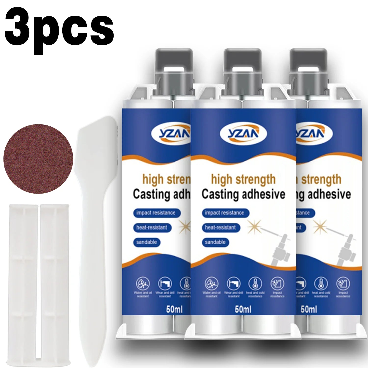 JXVX Welding waterproof epoxy casting adhesive, the strongest bonding filler for metals, plastics, cement, and various materials