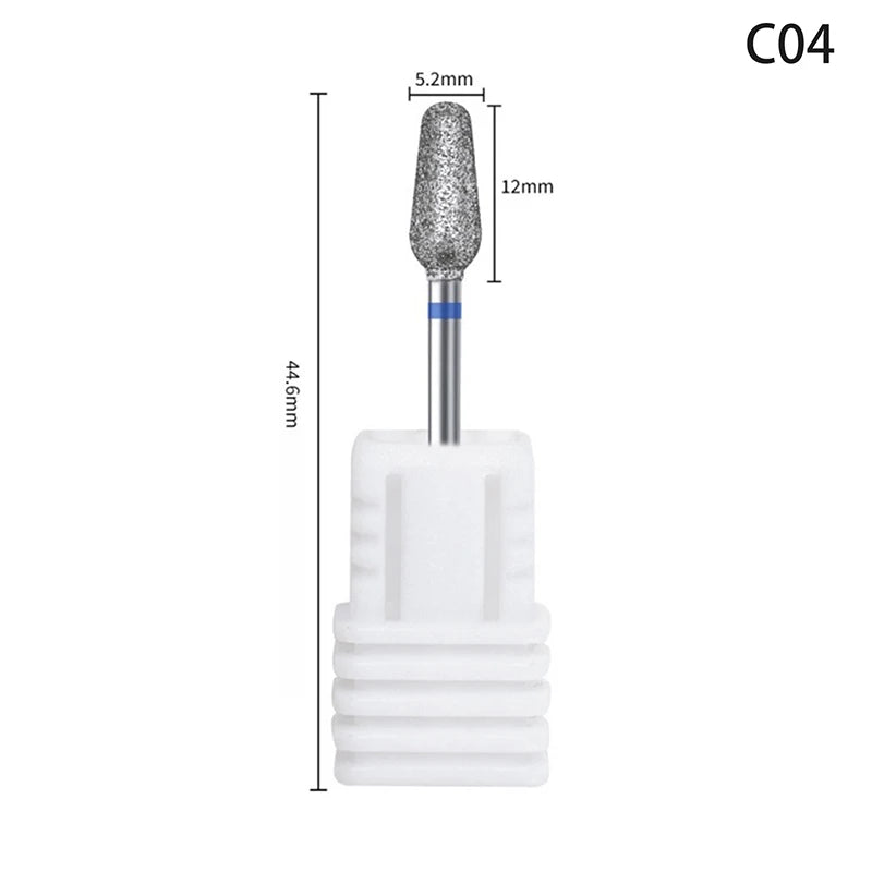 Hot Sale New Nail Drill Bit Mill Cutter All For Manicure Machine Bit Tools Accessories Cuticle Clean For Removing Nail Gel