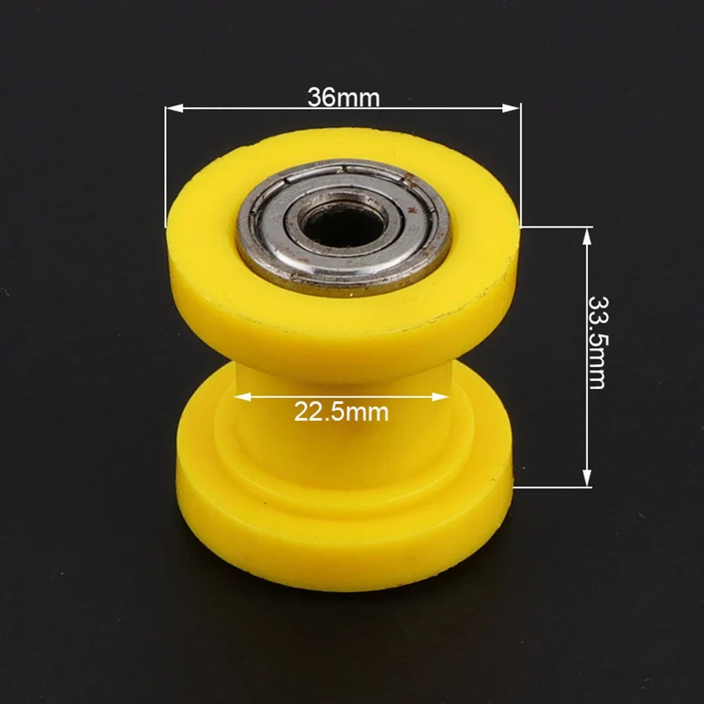 8mm/10mm Motorcycle Drive Chain Roller Pulley Tensioner Wheel Guide For SSR XR125 CRF50 KLX110 Pit Dirt Bike Mini Bike ATV Parts