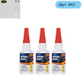 1-3Pcs Special Cyanoacrylate Glue for Rubber Fast Curing Strong Bond Adhesive for Car Tire Slippers Rubber Belt Instant Repair