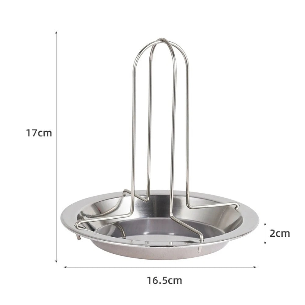 Stainless Steel Vertical Chicken Roaster Stand with Drip Tray Oven Grill Tools for Roasting Chicken Turkey Duck Kitchen Supplies