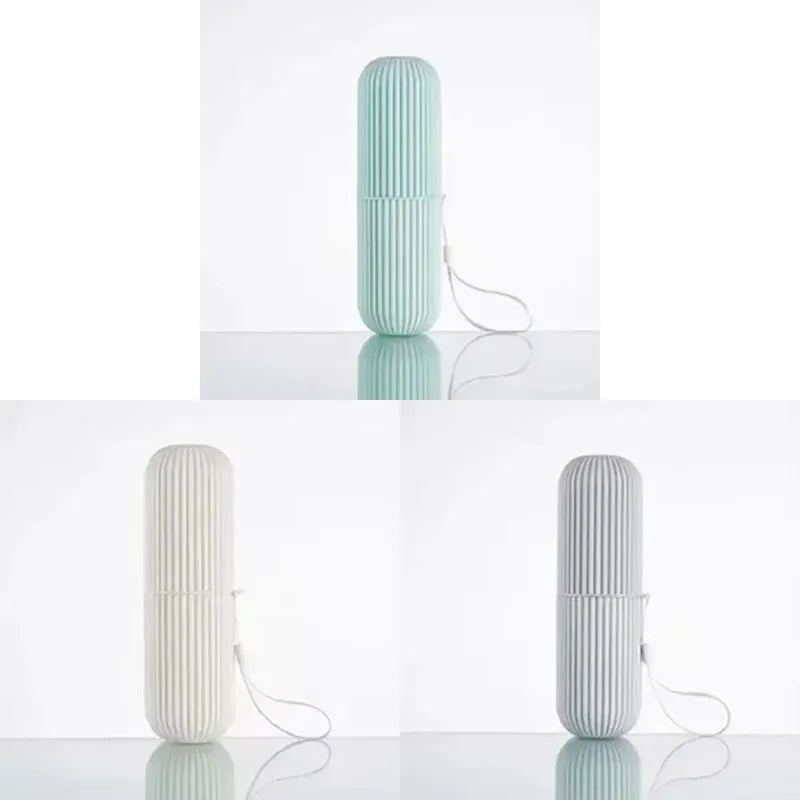 1/2/3/4Pcs Portable Toothbrush Cup Bathroom Toothpaste Holder Storage Case Box Organizer Travel Toiletries Storage Cup