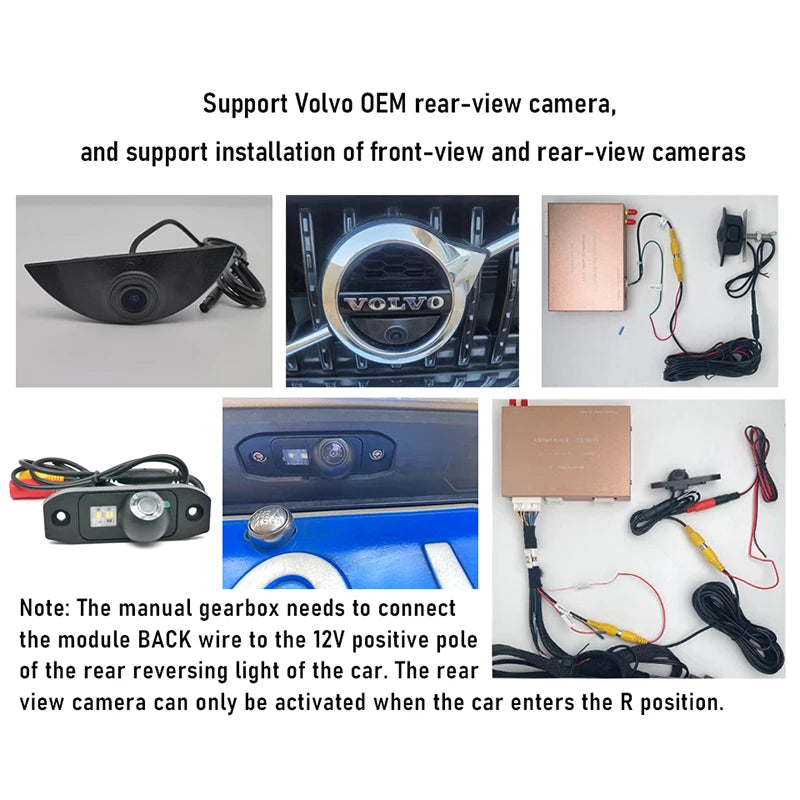 Wireless Apple Carplay Car AI Box Android Auto Module For Volvo XC60 XC70 XC90 S60 S80 S90 V60 V70 V40 Mirror Link Decoder