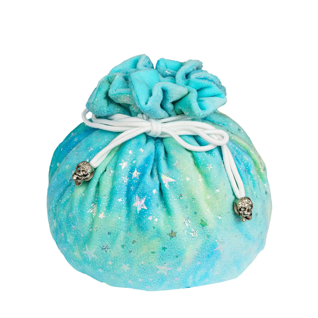 New Drawstring Dice Bag Flannelette Double-Layer Storage Bag Round Bottom Big Pouch for Packing Gift RPG Dice Board Game