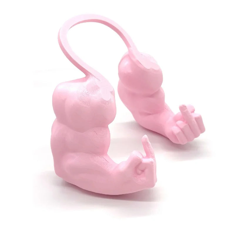 Middle Finger Cat Muscle Arm - 3D Printed Neck Arm Muscle Texture, Fun Pet Accessories, Halloween Cat Accessories