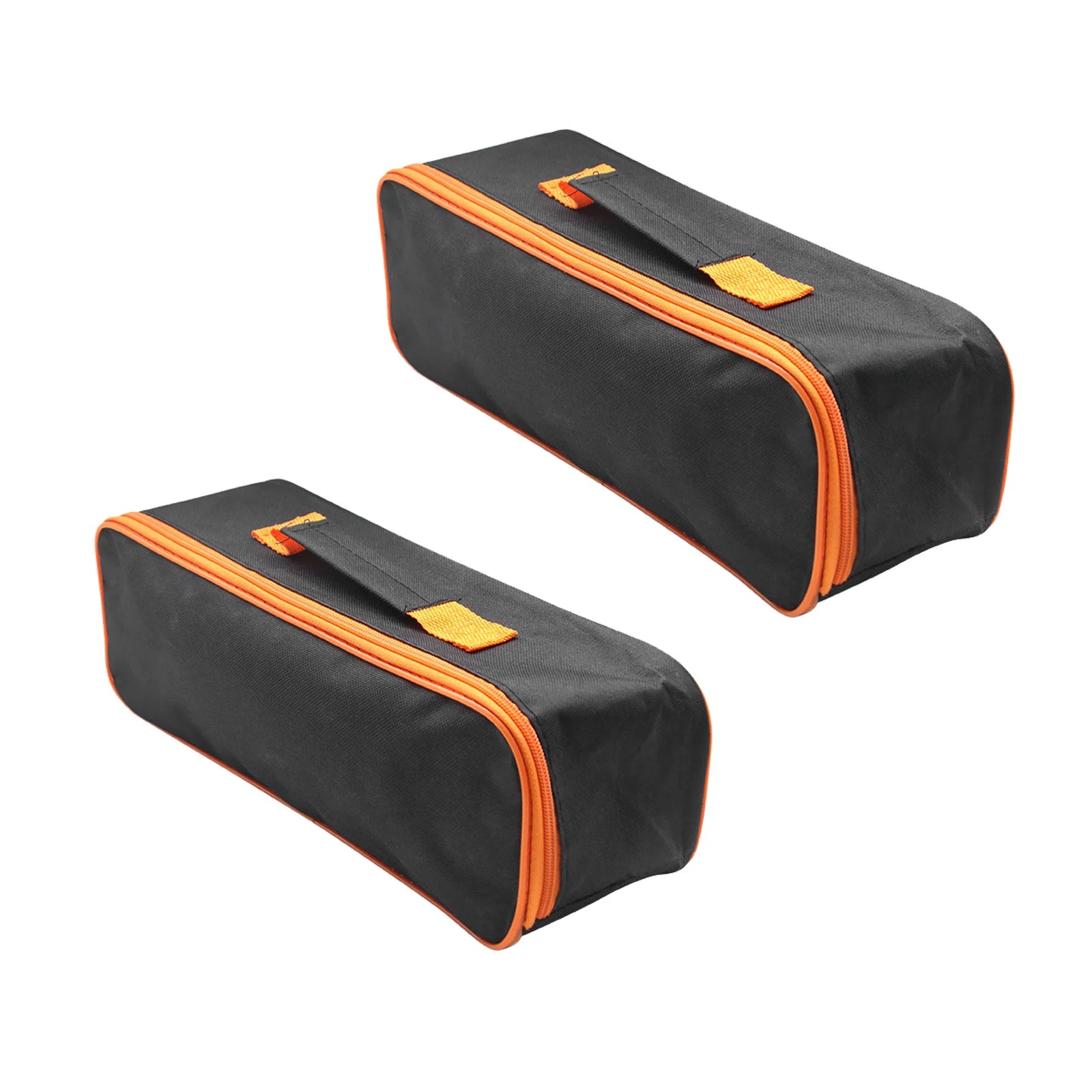 2-PCS Zippered Tool Pouch Bag: Multi-Purpose Organizer for Screwdrivers, Wrenches, Pliers & More - Ideal for Mechanic, Garden, C
