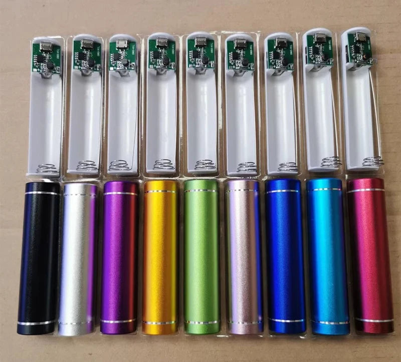 USB mobile power box welding-free 18650 battery charger DIY kit mobile power battery charging treasure box