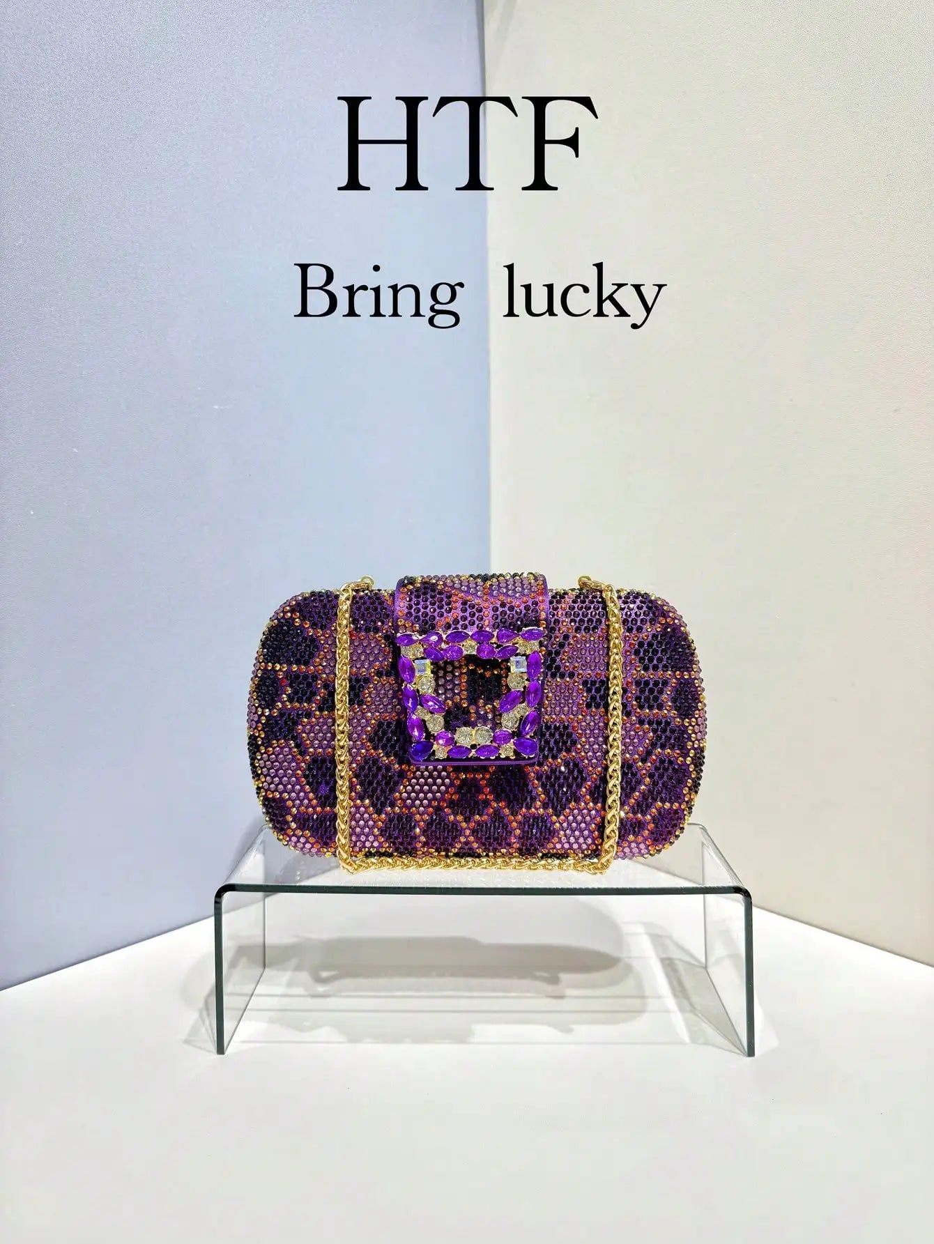 Evening Clutch Bag Fashion Glitter Fashion Clutch Bags Diamonds Metal Handle Evening Bags Ruched Box Handbags