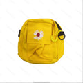 1pc Korean Version of Small Daisy Bag, Messenger Bag Canvas New Small Fresh Simple Versatile Shoulder Mobile Phone Bag