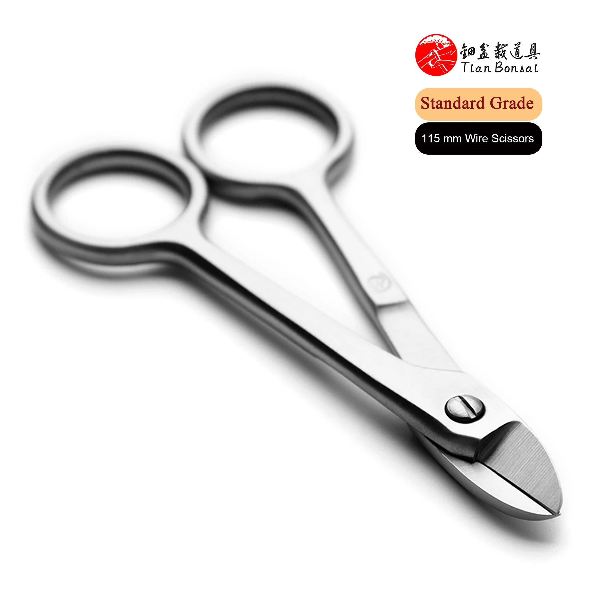 Standard Bonsai Tools 115 mm Wire Scissors Integrally Forged with 3Cr13 Alloy Steel