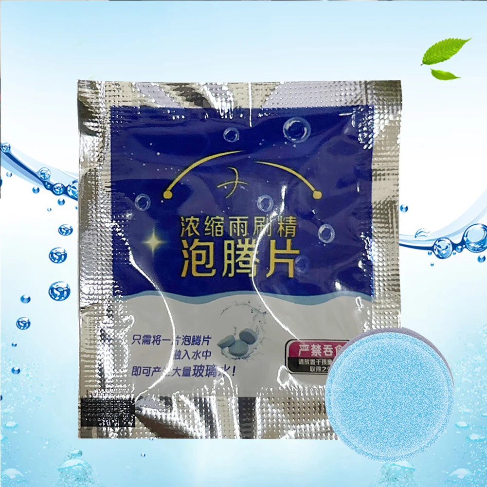 200/50-1Pcs Car Windshield Cleaners Effervescent Tablets Windscreen Window Glass Dust Wiper Car Wash Tool For Car Accessories