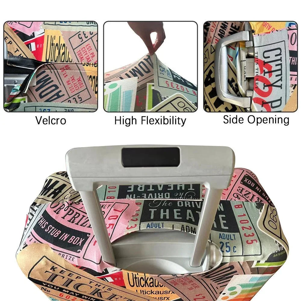 Luggage Cover Stretch Fabric Suitcase Protector Baggage Dust Case Cover Suitable for18-32 Inch Suitcase Case Travel \[p';[[l