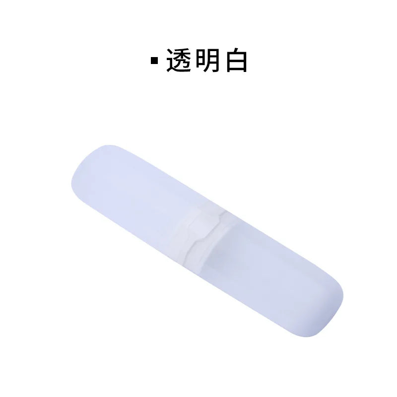 RAKKS Minimalist Popular Toothbrush Case Student Travel Plastic Toothbrush Cup Portable Toothbrush And Toothpaste Storage Case