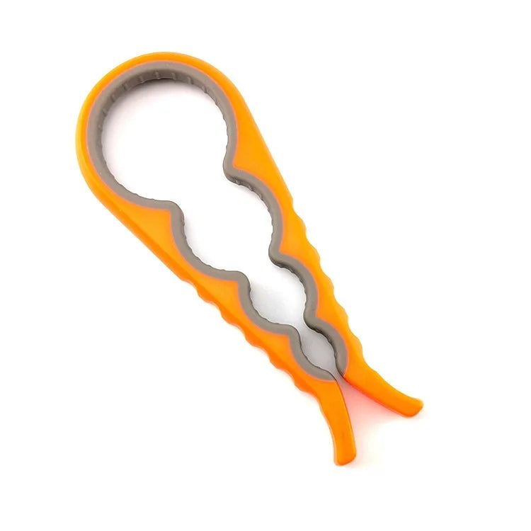 Jar Opener Easy Grip Wrench 4 in 1 Handy Save Strength Can Beer Bottle Cap Openers Lid Twist Off Tools Portable Kitchen Gadgets