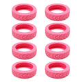 8PCS Silicone Suitcase Wheel Protection Case,Low Noise Trolleys Case Wheels Protector,Universal Wheels Guard Cover Accessories