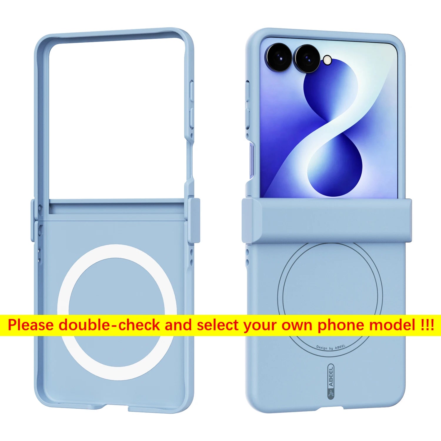 For Samsung Galaxy Z Flip8 7 FE 6 5 Phone Case Magnetic Silicone Wireless Charging Three-In-One Hinge Tough PC Cover Hard Fundas