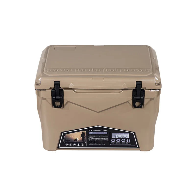 Oem Custom Portable Food 35qt Cooler Box Lldpe Fishing Ice Chest Cooler Outdoor Hard Camping Cooler Box
