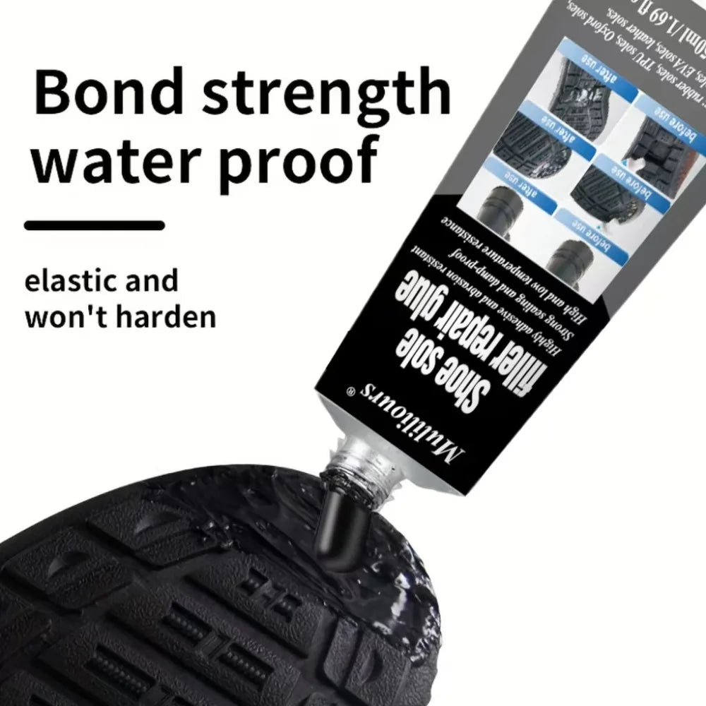 50ml Strong Shoe-Repairing Adhesive Professional Waterproof Shoe Factory Special Leather Shoe Repair Glue Household Repair