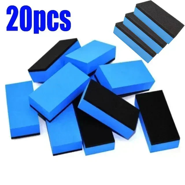Sponges Brushes Car Polishing Coating Sponge Brush Glass Nano Applicator Pads Polish Wax Ceramic Coating Cleaning Accessories