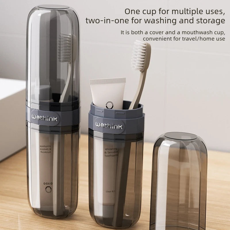 3/1 Pcs Portable Clear Travel Toothbrush Case Container Hard Shell Water Resistant Dustproof Durable PP Material Lightweight