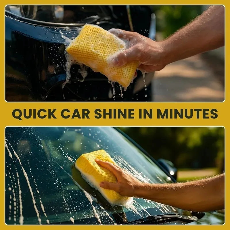 New 15x9x4cm Microfiber Bug Scrubber Sponge Pad, 6-Pack Car Wash Sponge, Car Cleaning Sponge Block Sponge Cloth Sponge Block