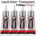 b7000 Cell Phone Adhesive,Transparent Glue, Screen Glue for Jewelry, Glass Fabric Craft Paper Wood, Waterproof, High-Performance