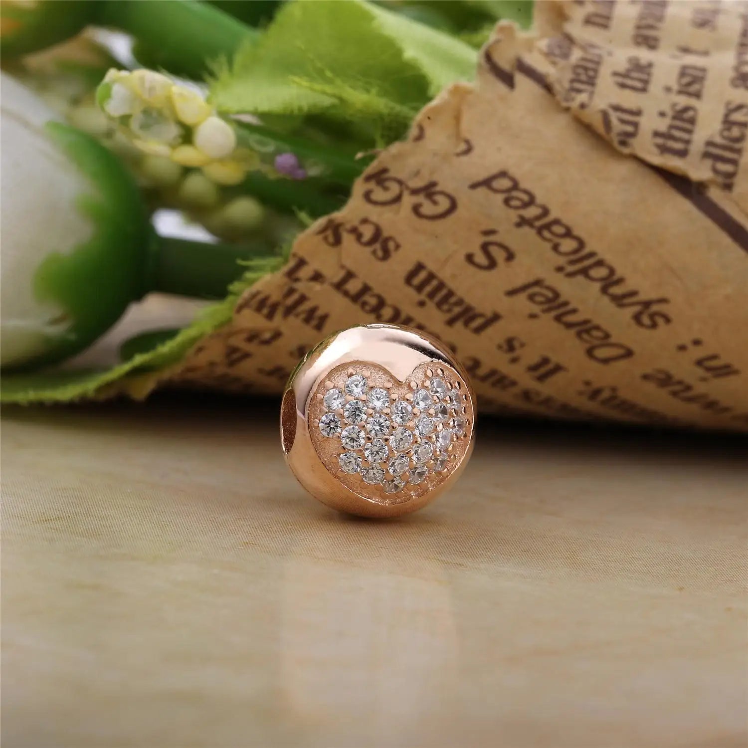 New Fashion 925 Sterling Silver Flower Cherry Round Beads Charms Pendant Fit Original Bracelet DIY Jewelry For Woman Gift